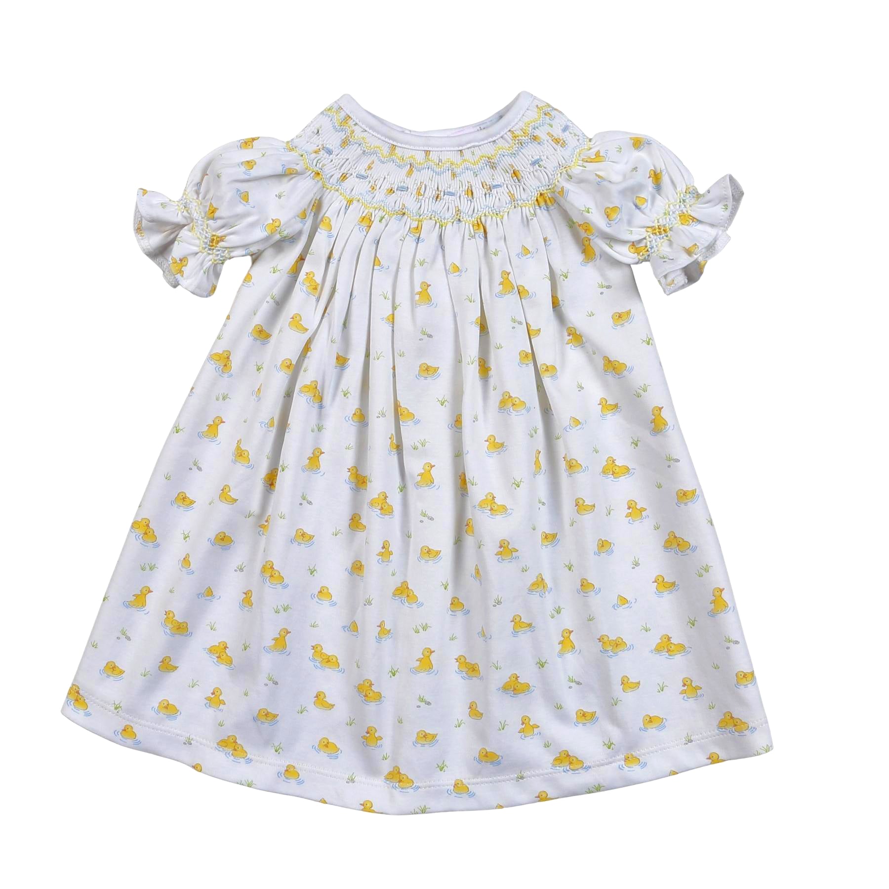 QUA-440 HAND SMOCKED BISHOP DRESS – Baby Loren QUA-440 HAND SMOCKED BISHOP DRESS – Baby Loren