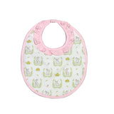 PKU-217 PINK BUNNIES PIMA BIB