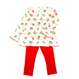 CCK-220 Cup Cakes on Xmas Pima pants set