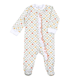 PUP-299 Pumpkin Patch Pima Zipper Footie