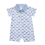 BFS-233 BLUE FISHES ROMPER