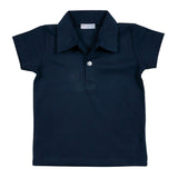 NNS-310 NAVY BLUE  COLLARED  T-SHIRT