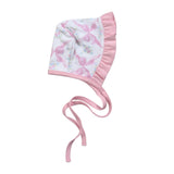 BOW-215 PINK BOWS  PIMA  BONNET