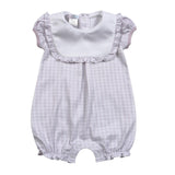 PRP-430 PURPLE PLAID PIMA BIB BUBBLE