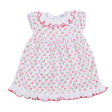 CHE-009 Cherries, Cherries  Pima Doll Nightgown