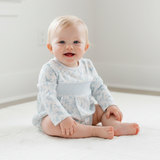 BSF-430 Blue Baby Safari Hand Smock  Bubble