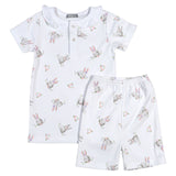 PEB-099 PINK EASTER BUNNY 2 PCS PIMA LOUNGEWEAR