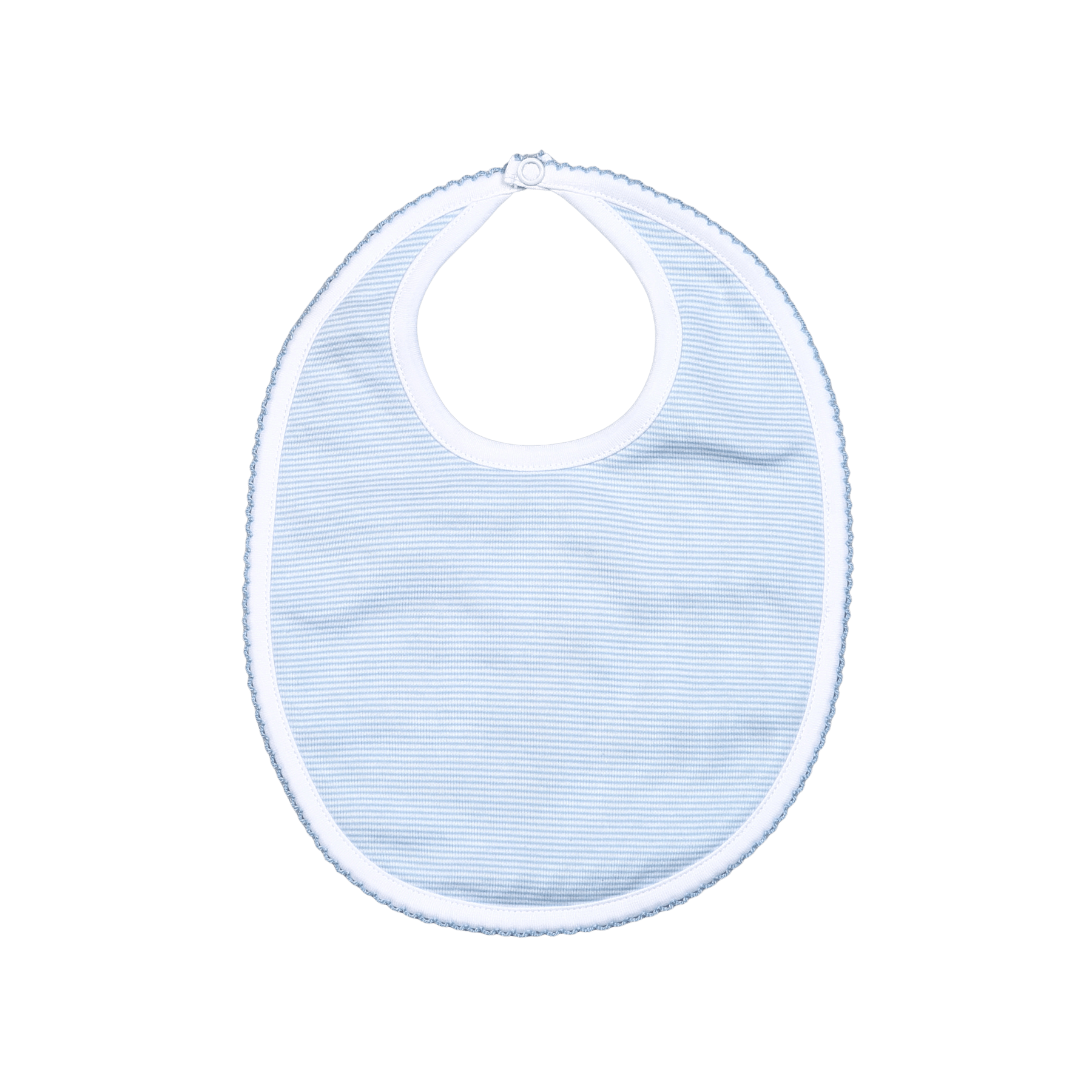 BSB-217 BLUE STRIPES PIMA BIB BLUE TRIM