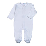 WFW-214 WHITE PIMA FOOTIE WHITE TRIM