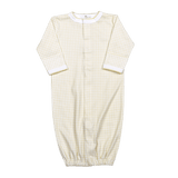 YEL-211 Yellow  Gingham Pima Converter DRESS