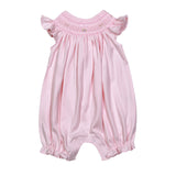 HRS-630 PINK HAND SMOCKED PIMA BISHOP BUBBLE
