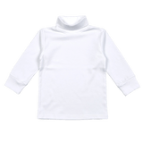 WHI-310 White Pima Turtleneck
