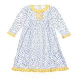 AZU-999 Azul floral Pima MORNING DRESS