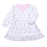 DCR-240 Ballerinas Pima Dress w diaper cover