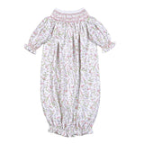 EVE-519 Evelyn Floral Pima Hand Smk Gown