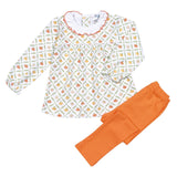 PUP-220 Pumpkin Patch Pima pants set