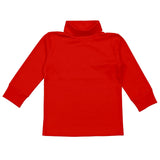 RED-310 Red Pima Turtleneck