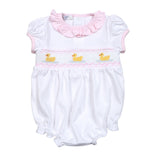 DKS-630 Duckies hand smocked bubble
