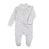 QUA-299 BABY DUCKS  ZIPPER FOOTIE