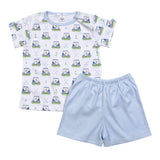 BGF-220 BLUE GOLF SHORT SET