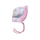 PRD-315 Pink Baby Parade Pima Ruffles Bonnet