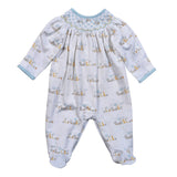 PRD-514 Blue Baby Parade Pima Hand Smk Footie
