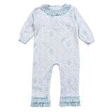 BLA-234 Blair Blue Floral Pima Romper