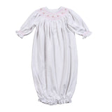 TDO-519 TDO-519 Pink Tiny Dots Pima Hand Smk GOWN