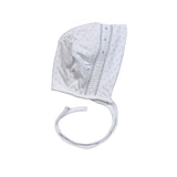 TDO-315 Blue Tiny Dots Pima Hand Smk Bonnet