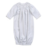 TDO-419 Grey Tiny Dots Pima Hand Smk GOWN