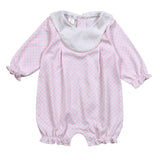 PDS-530 Pink Plaid Bib Pima Bubble