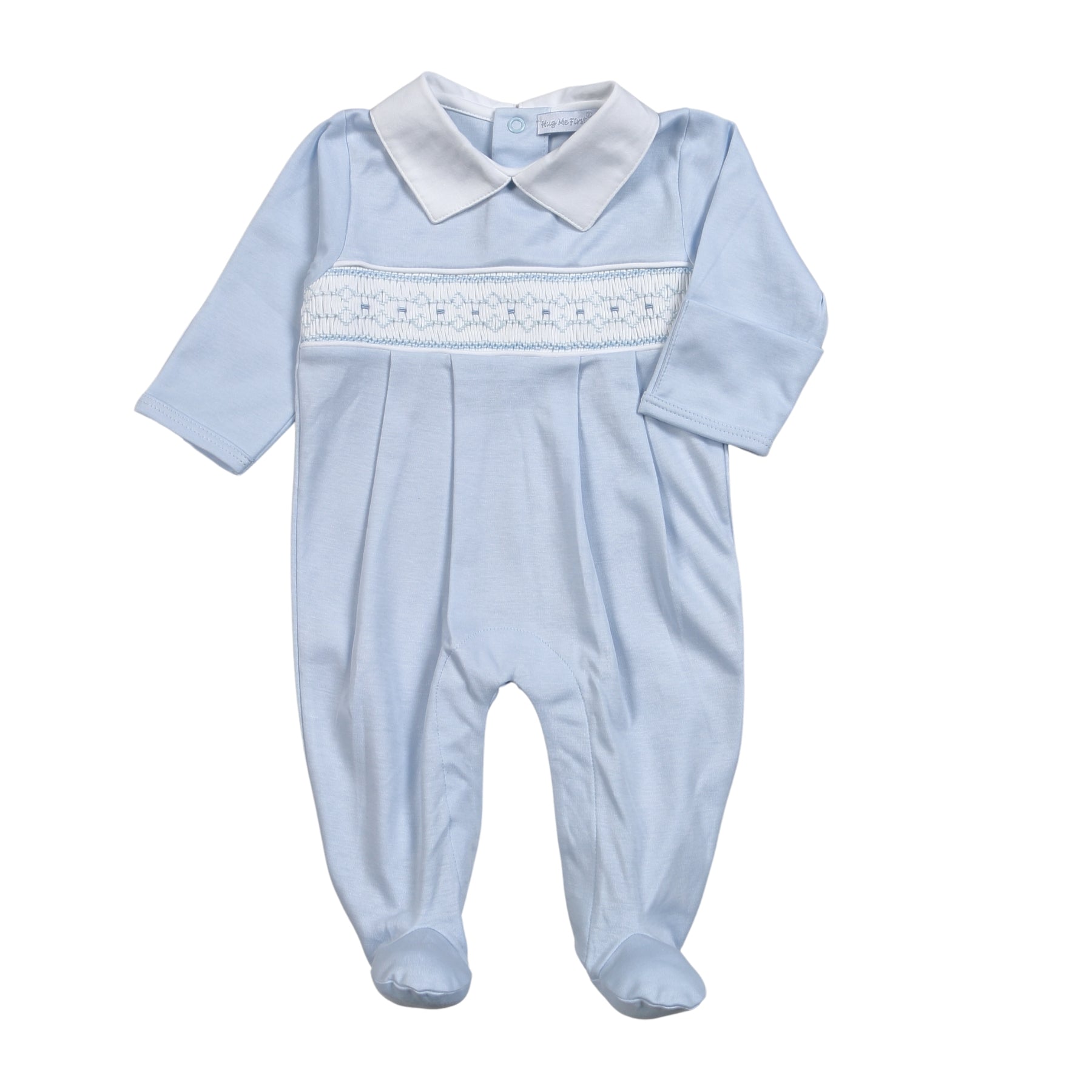 BCL-114 Classic Hand Smocked Pima Footie