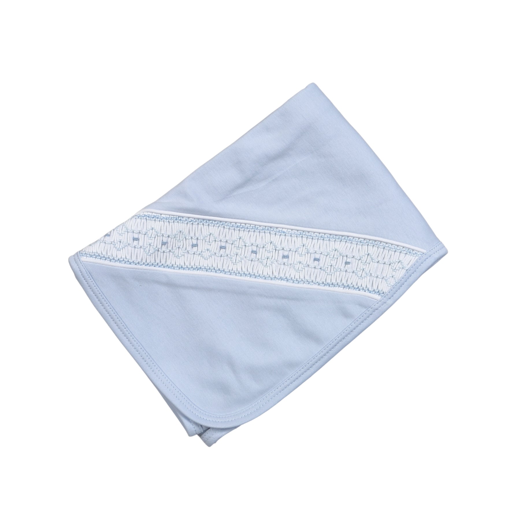 BCL-116 Classic Hand Smocked Pima Blanket