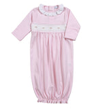 BCL-119 Classic Hand Smocked Pima GOWN
