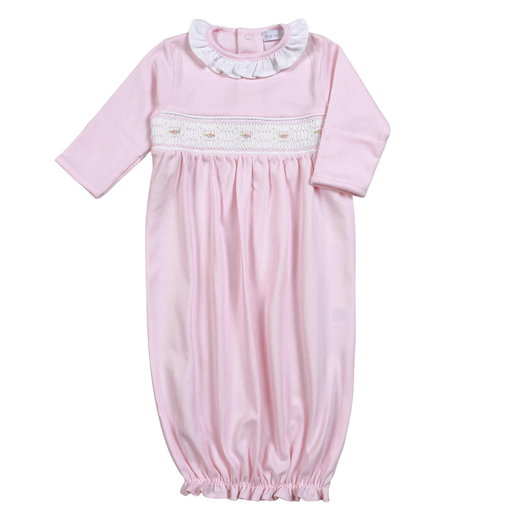 BCL-119 Classic Hand Smocked Pima GOWN