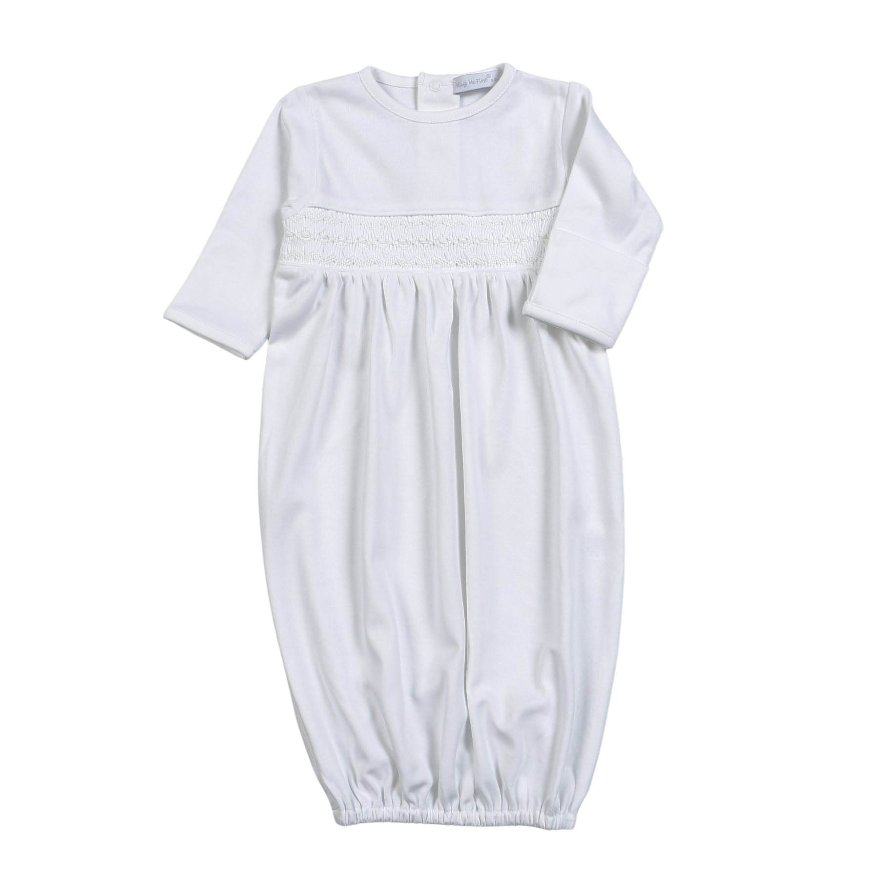 BCL-119 Classic Hand Smocked Pima GOWN