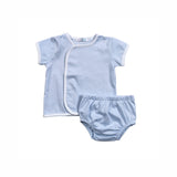 BLU-220 BLUE PIMA DIAPER COVER SET