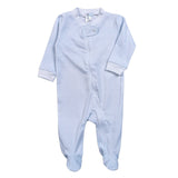 TDI-299 BLUE TINY DIAMOND PIMA ZIPPER FOOTIE