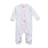 ESB-299 EASTER BUNNIES PIMA ZIPPER FOOTIE