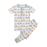 TPK-199 Tractors and pumpkins Pima Two Pcs Loungewear