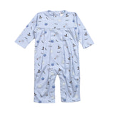 HLW-334 Halloween in Blue Pima Romper