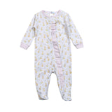 DKS-299 Ducks in the Pond Pima Zipper Footie