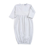 WCL-119 White Hand Smocked Pima Gown