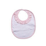 PPD-218 Pink Plaid Pima Bib