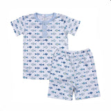 BFS-099 BLUE FISHES 2 PCS LOUNGEWEAR