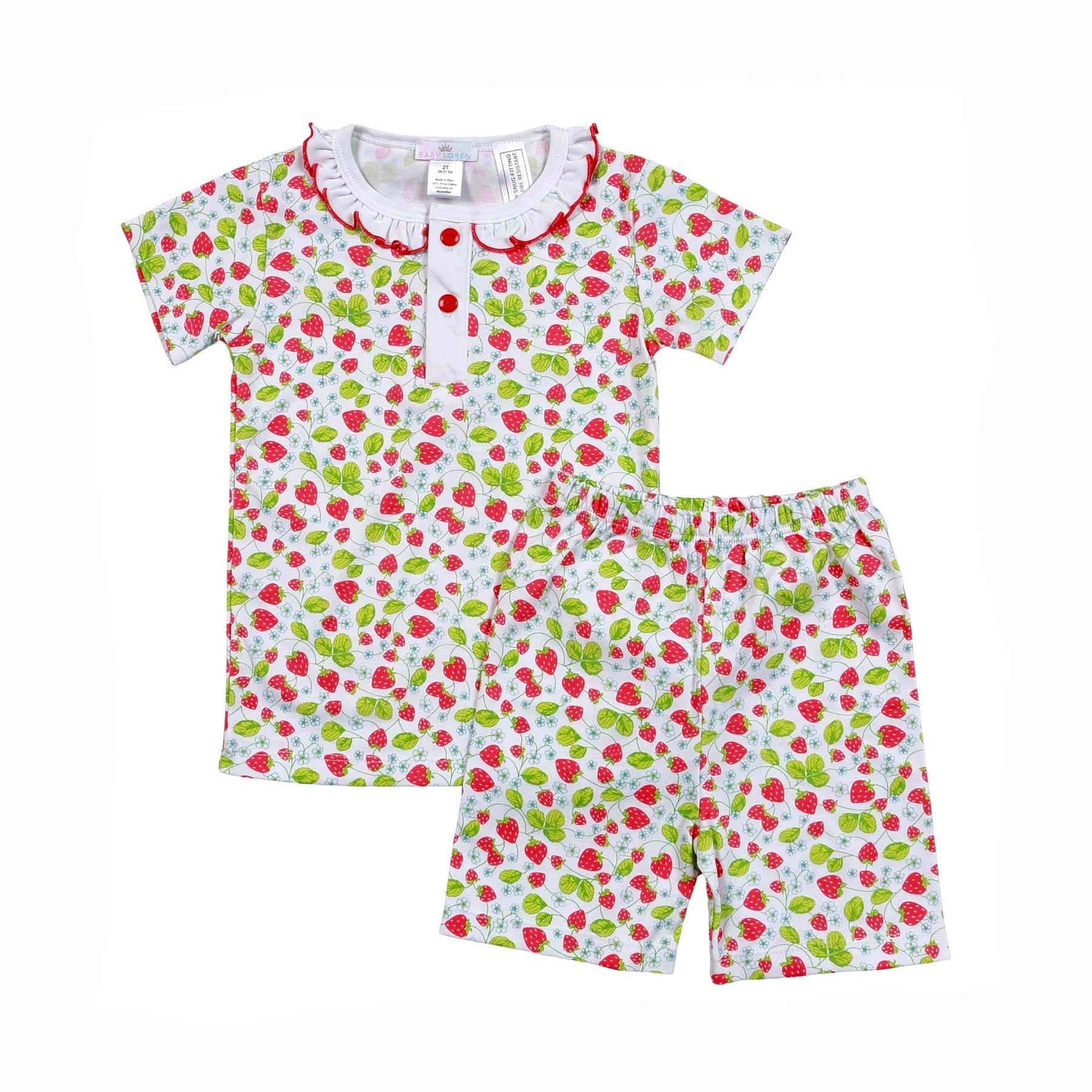 SBR-099 STRAWBERRIES 2 PCS LOUNGEWEAR