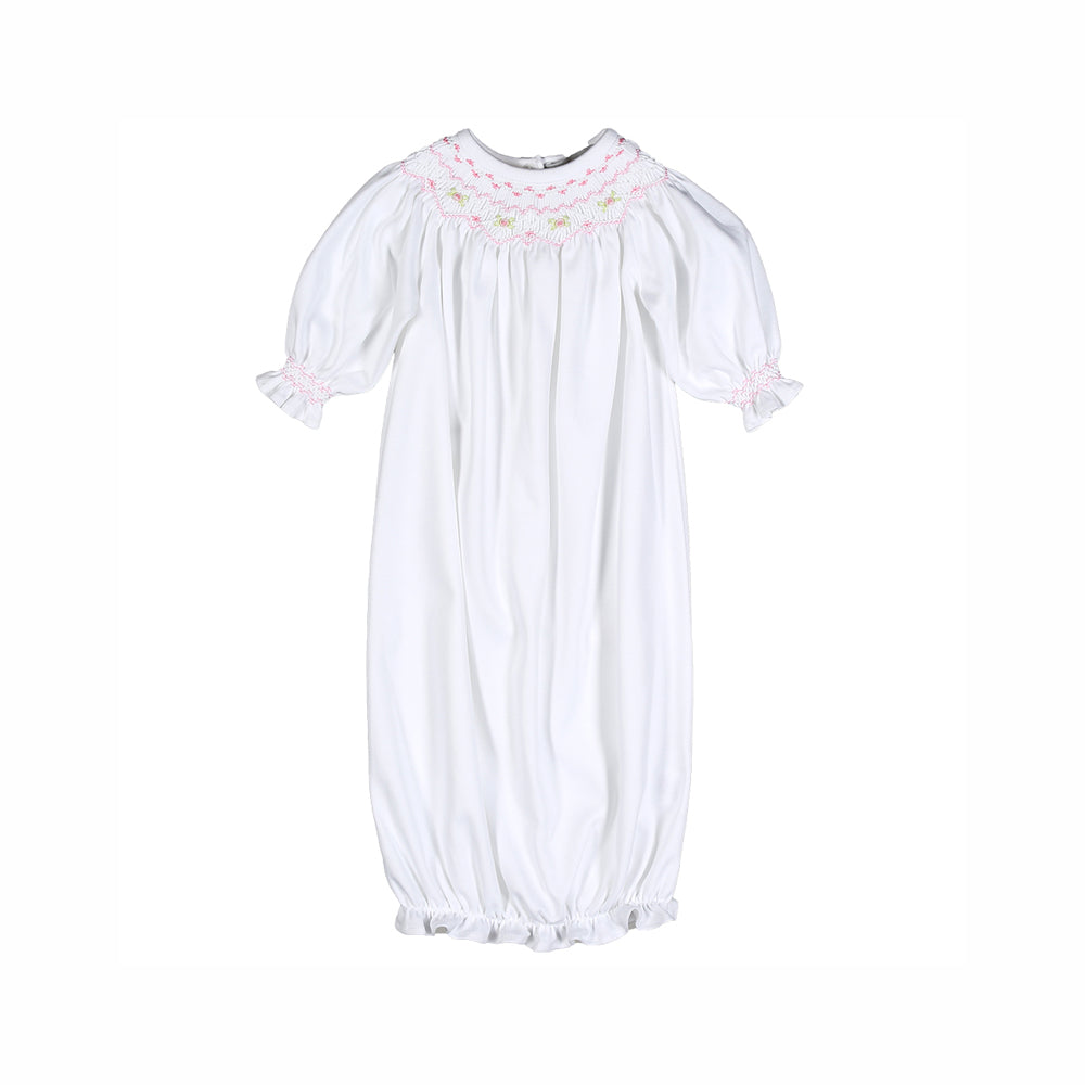 WPK-919 WHITE/PINK SMK PIMA BISHOP GOWN