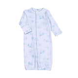 BTI-011 BLUE BABY TOILE PIMA CONVERTER GOWN
