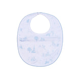 BTI-017 BLUE BABY TOILE PIMA  BIB