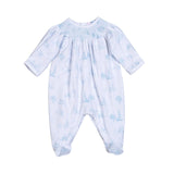 BTI-214 BLUE BABY TOILE PIMA HAND SMK FOOTIE